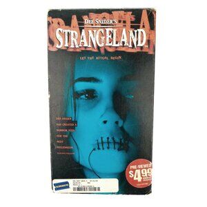 Strangeland VHS Horror Dee Snider Robert Englund Linda Cardellini Blockbuster